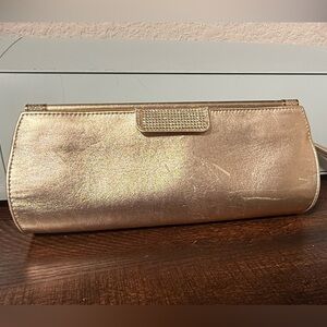 Gold Stuart Weitzman Wristlet/Clutch